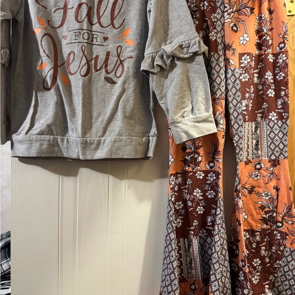 Kids fall boutique set - Picture 1 of 8
